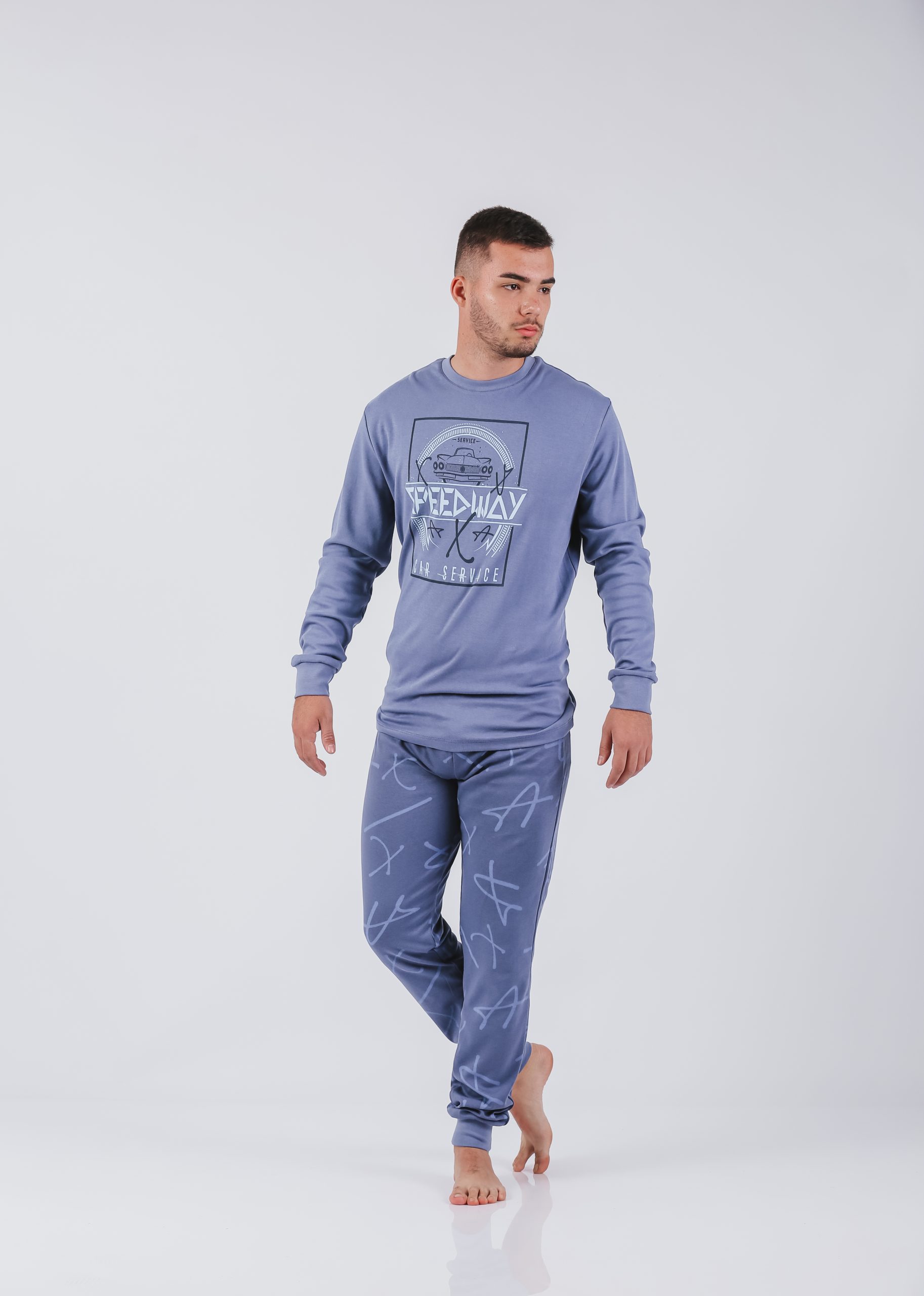 Art.530963 Muška pidžama 963 Veličine M,L,XL,XXL S.sastav 100_ Pamuk Održavanje 60 Cena-2.804,00 (slika 1)