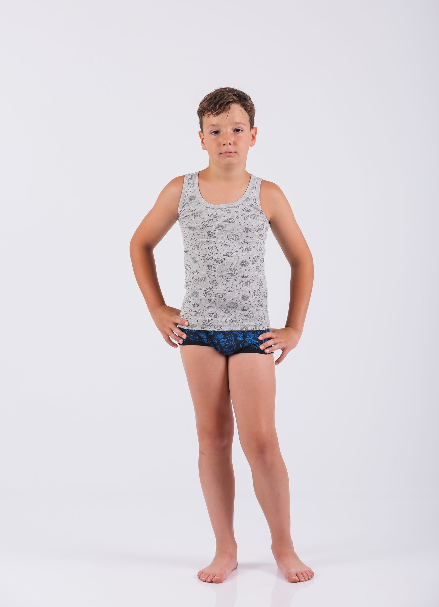 Dečija muška atlet majica sa štampom Art.321-2, 100% pamuk