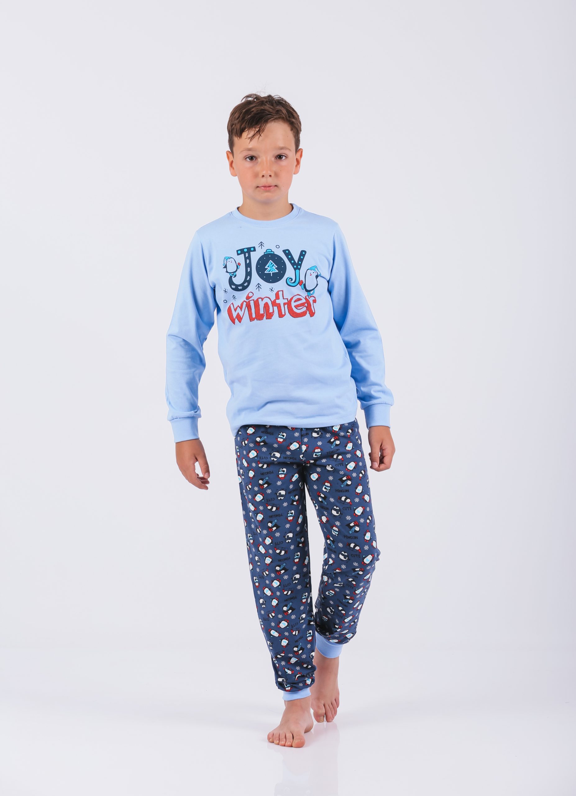 Dečija muška pidžama 529 Art.529-1, 100% pamuk za spavanje