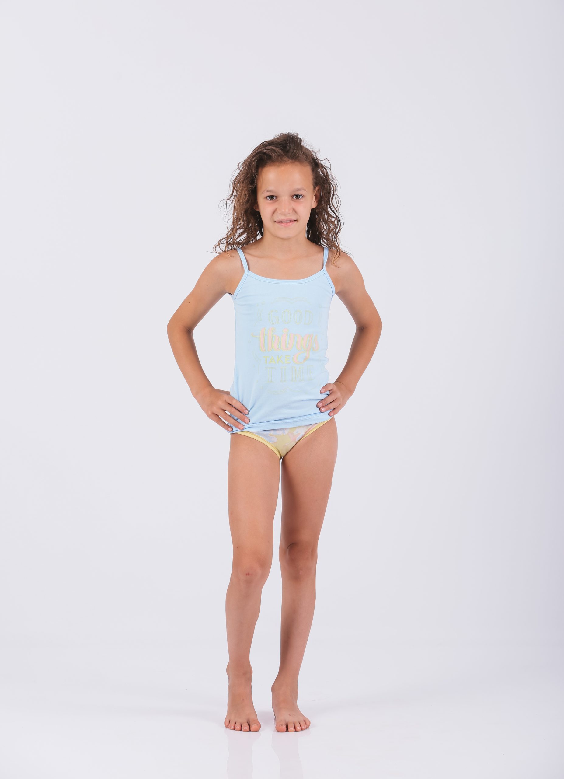 Dečiji ženski komplet Art.559-2, pamuk i elastan za devojčice