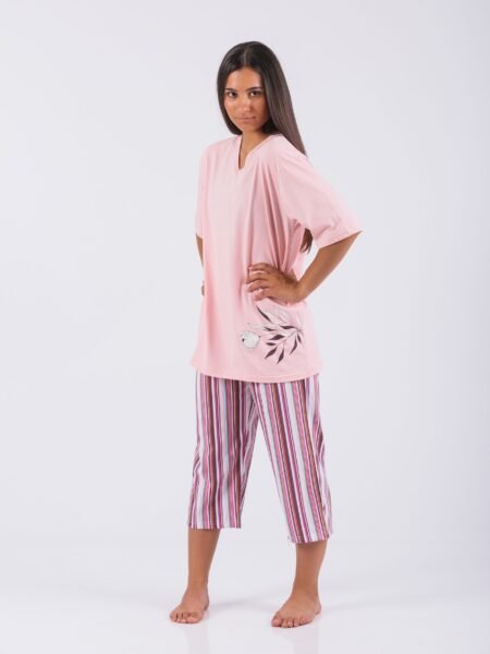 Ženska pidžama 738 Art.738-2, 100% pamuk za udobnost