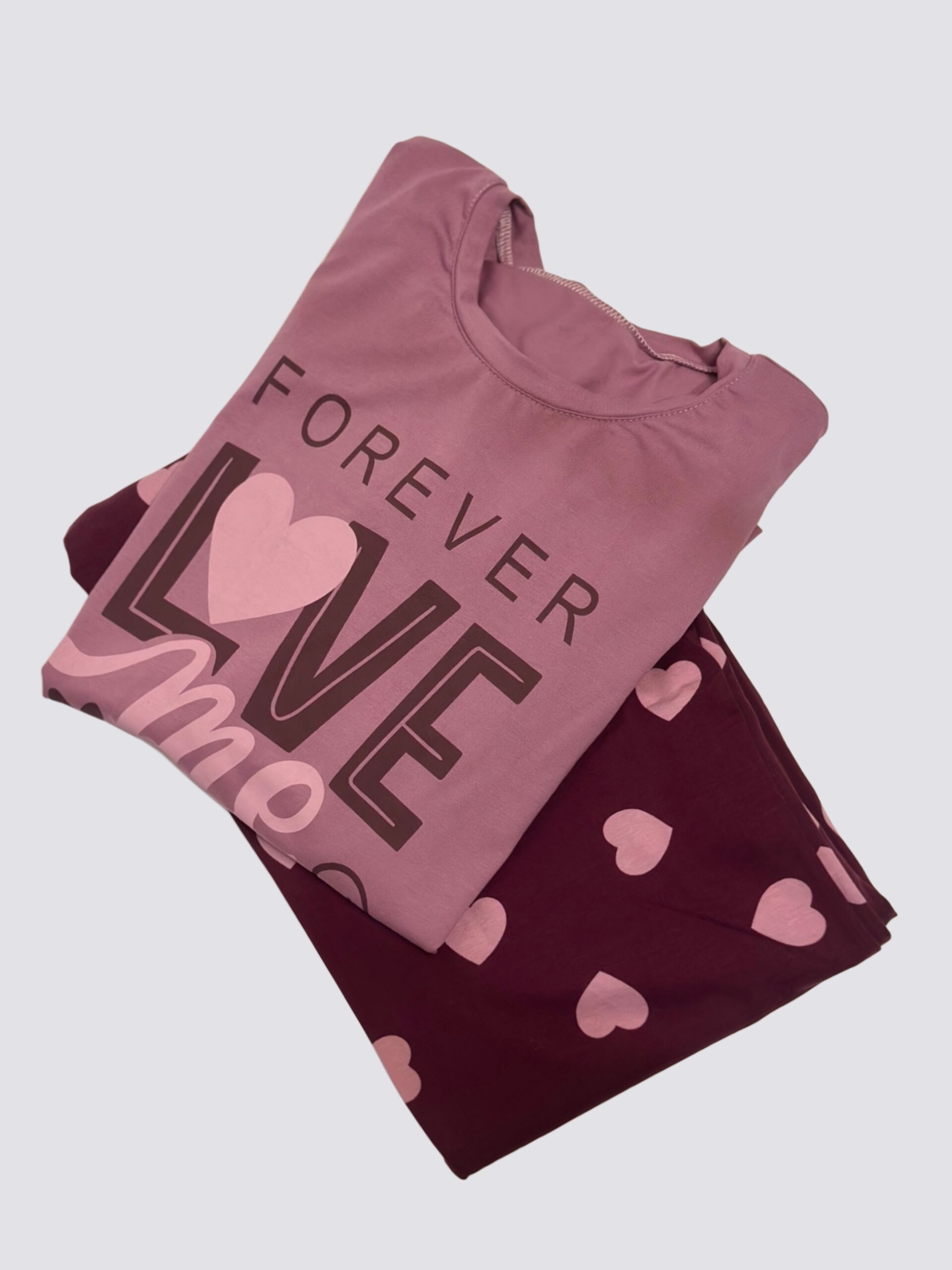 Lotos-pidzama-1072-slika4 bordo roze